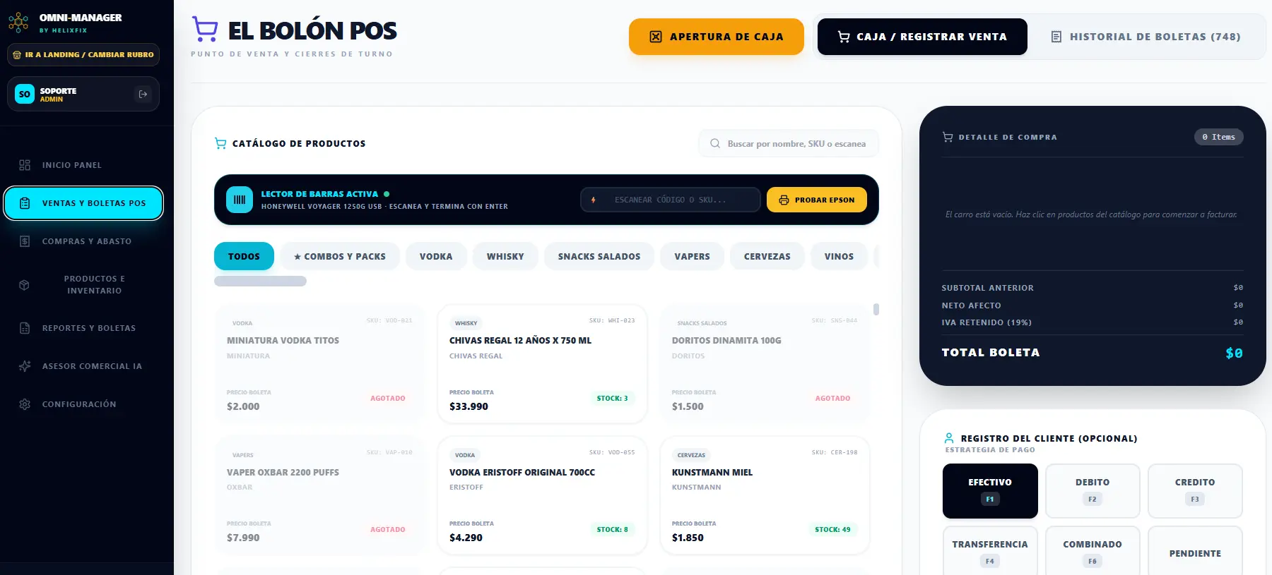 Punto de venta de El Bolón